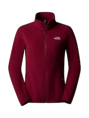 The North Face Red Womens Full Zip Glacier Fleece - Image 4 of 5
