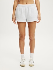 Cotton On Grey Plush Classic Mini Shorts - Image 3 of 8