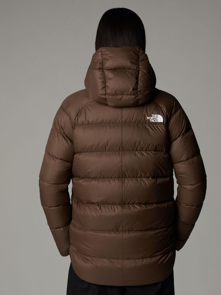 The North Face Brown Hyalite Down Hooded Jacket - Image 1 of 2