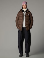 The North Face Brown Hyalite Down Hooded Jacket - Image 2 of 2