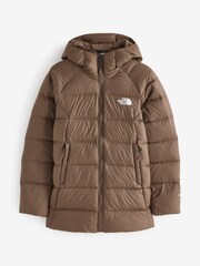 The North Face Brown Hyalite Down Hooded Jacket - Image 5 of 5