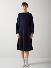 LK Bennett Black Lenzing™ EcoVero™ Viscose Rich Yvonne Dress - Image 1 of 4