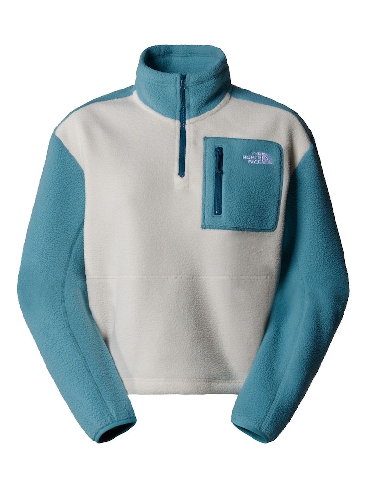 The North Face Light Blue Yumiori 1/4 Zip Fleece