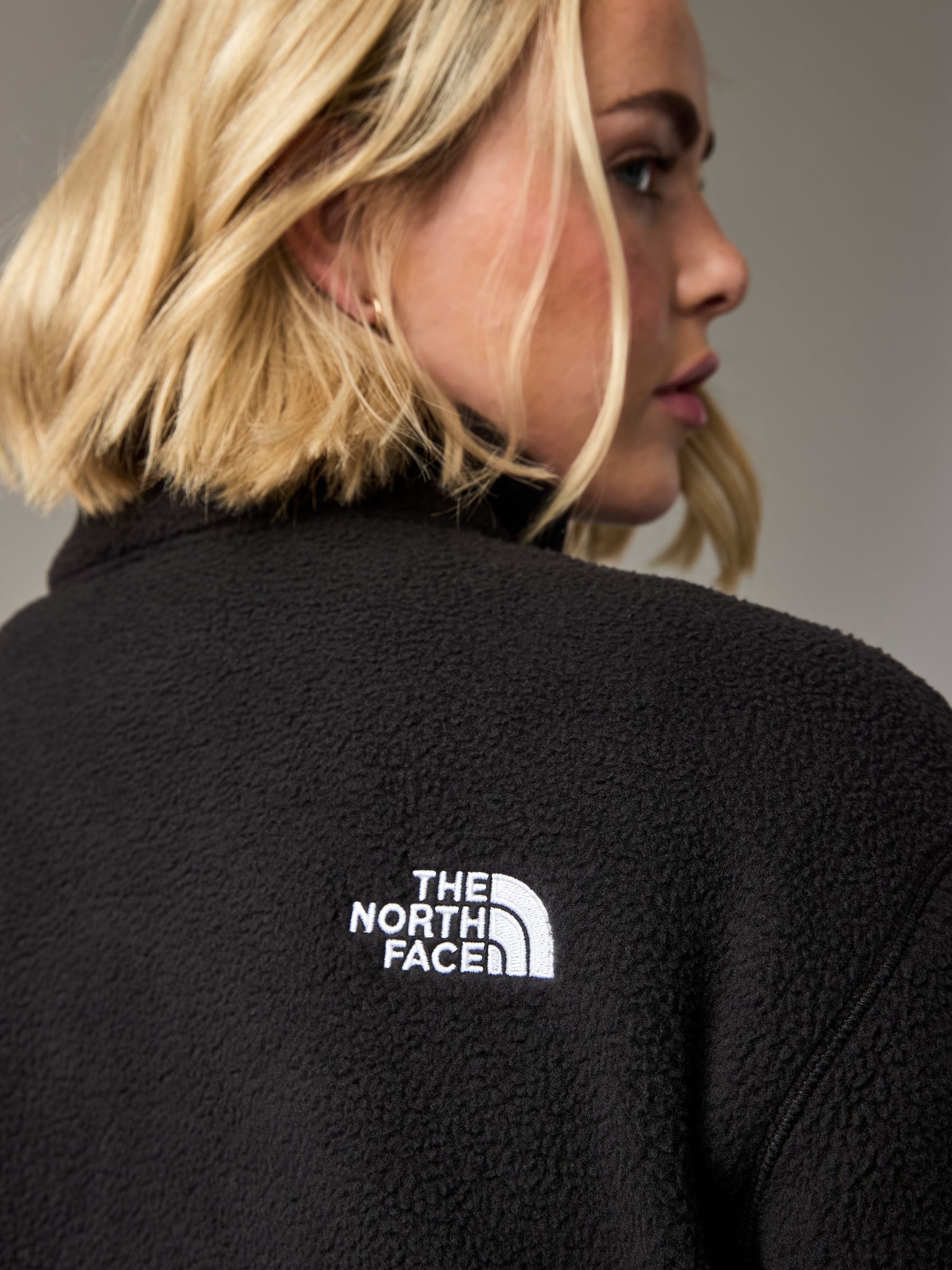 Buy The North Face Black Womens Fleeski 1/4 Zip Fleece from