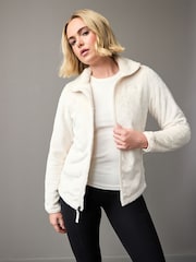The North Face White Womens Osito Fleece Jacket - Image 1 of 5