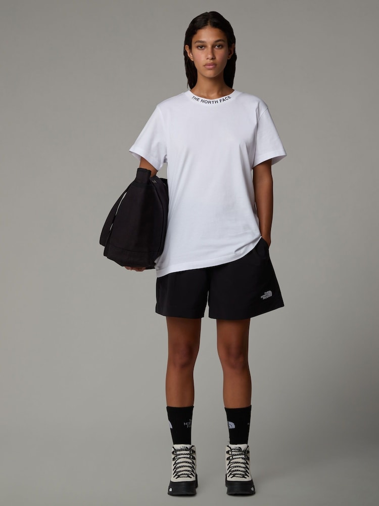 The North Face White Womens Short Sleeve Zumu 100% Cotton T-Shirt - Image 2 of 5