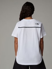 The North Face White Womens Short Sleeve Zumu 100% Cotton T-Shirt - Image 3 of 5