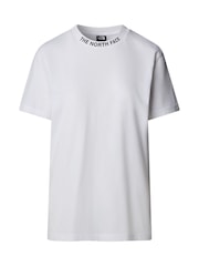 The North Face White Womens Short Sleeve Zumu 100% Cotton T-Shirt - Image 4 of 5