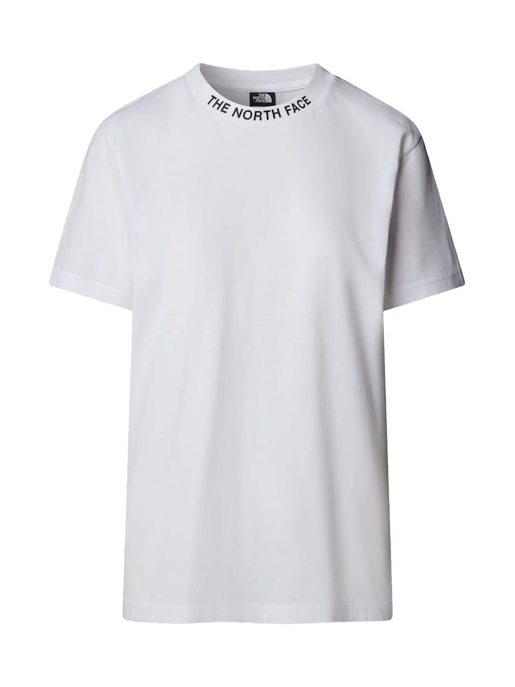 The North Face White Womens Short Sleeve Zumu 100% Cotton T-Shirt - Image 4 of 5