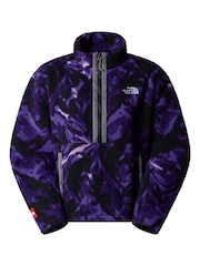 Morado - The North Face Womens Fleeski 1/4 Zip Fleece - Imagen 5 de 6