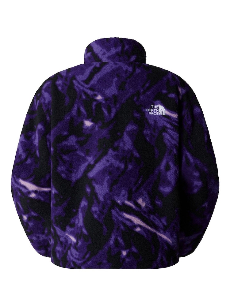 The North Face Purple Womens Fleeski 1/4 Zip Fleece - Image 6 of 6 The North Face Purple Womens Fleeski 1/4 Zip Fleece - Image 6 of 6