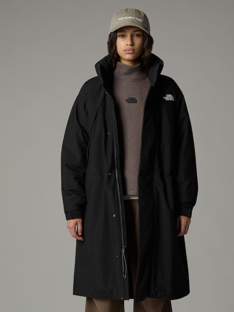 The North Face Black Womens Padded Long Length Parka - Image 2 of 4