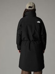 The North Face Black Womens Padded Long Length Parka - Image 3 of 4