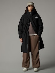 The North Face Black Womens Padded Long Length Parka - Image 4 of 4