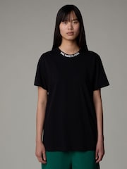 The North Face Black Womens Short Sleeve Zumu 100% Cotton T-Shirt - Image 2 of 8