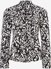 Mint Velvet Black Graphic Print Top - Image 5 of 6