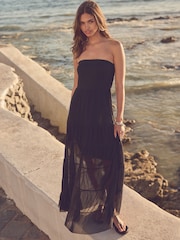 Black Bandeau Dress - Image 2 of 6