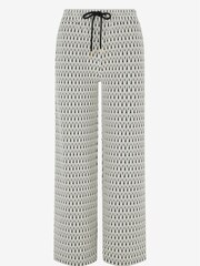 Mint Velvet White Jacquard Trousers - Image 3 of 4