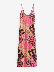 Myleene Klass Pink/Brown Slip Dress - Image 1 of 2