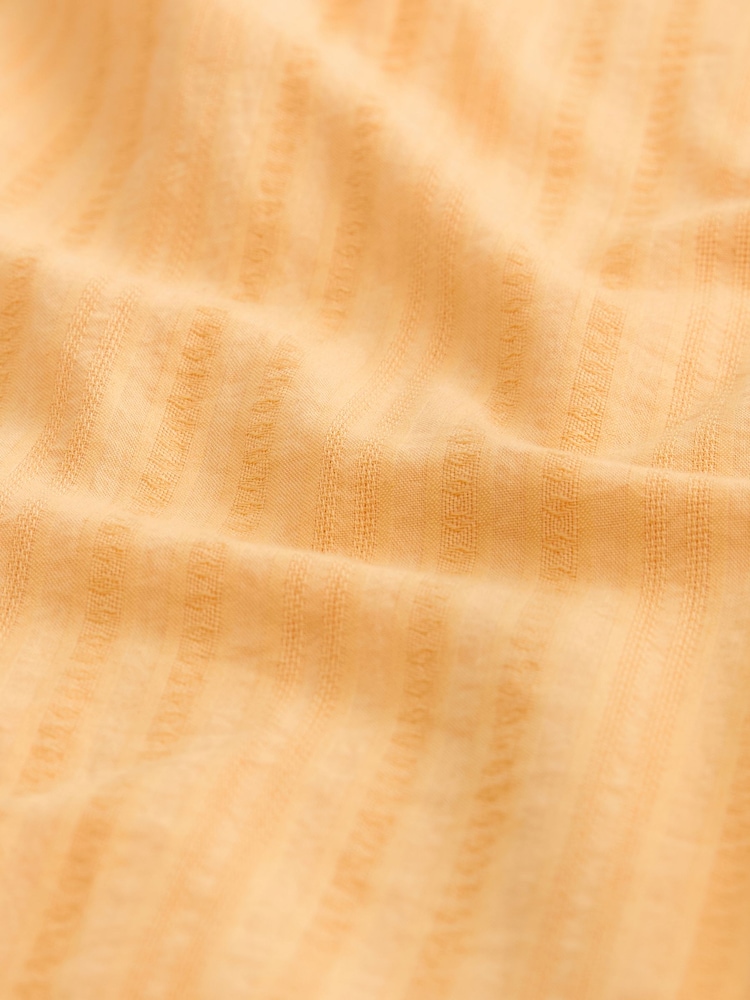Yellow 100% Cotton Bandeau Midi Summer Dress - Image 6 of 6