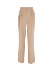Mint Velvet Cream Wide Trousers - Image 3 of 4