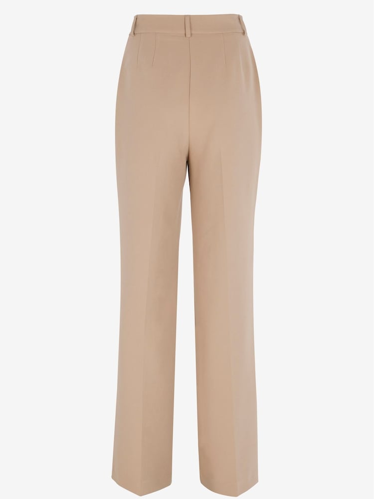 Mint Velvet Cream Wide Trousers - Image 4 of 4