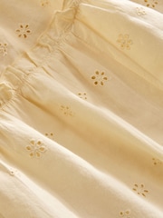 Yellow Ruffle Embroidered Summer Dress - Image 2 of 2