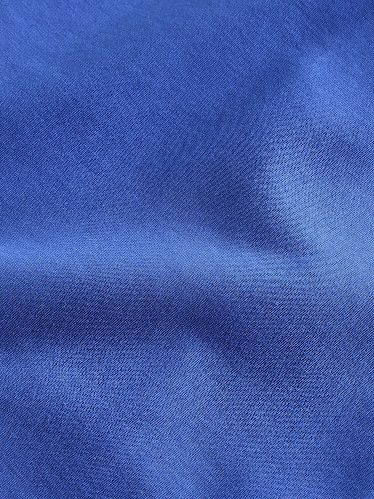 Blue 100% Cotton Jersey Summer Dress - Image 8 of 8