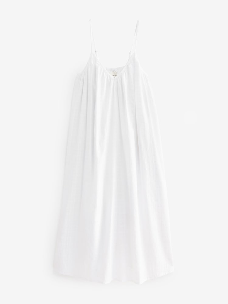 Myleene Klass 100% Cotton Maxi Summer White Dress - Image 1 of 2