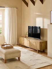 Natural Arches Mango Up to 80 inch Wood Effect TV Unit - Image 3 of 11