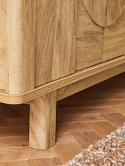 Natural Arches Mango Wood Effect Extra Large Sideboard - Image 4 of 10