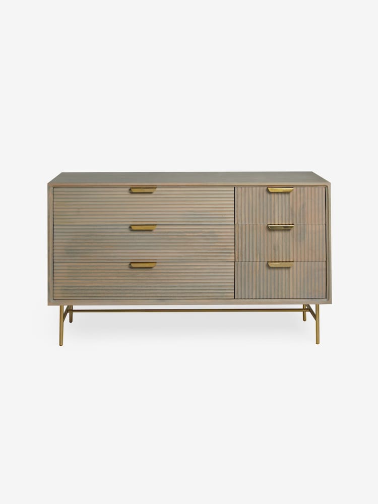 MADE.COM Grey Haines Mango Wood Chest of Drawers - Image 5 of 5