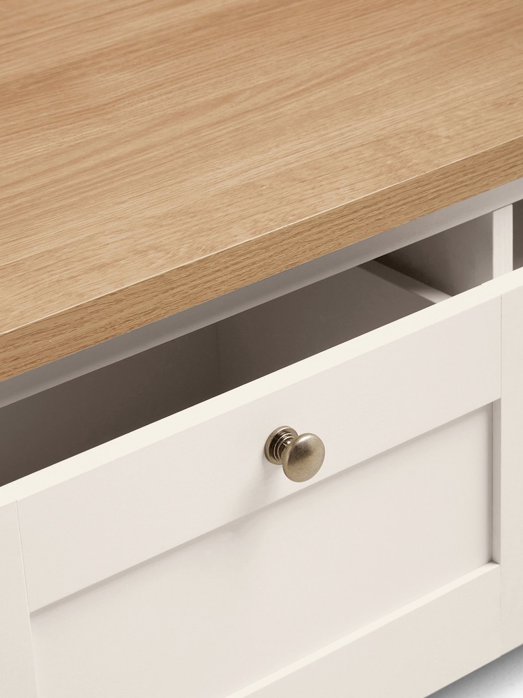 Cream Malvern Storage Coffee Table - Image 2 of 8 Cream Malvern Storage Coffee Table - Image 2 of 8