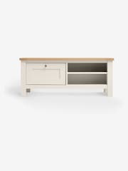 Cream Malvern Oak Effect Storage Coffee Table - Image 6 of 11