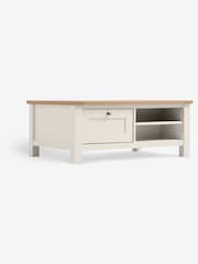 Cream Malvern Oak Effect Storage Coffee Table - Image 7 of 11
