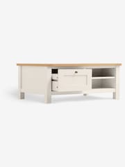 Cream Malvern Oak Effect Storage Coffee Table - Image 8 of 11