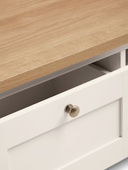 Cream Malvern Oak Effect Storage Coffee Table - Image 10 of 11