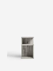 Grey Bronx Oak Effect Side Table - Image 1 of 7