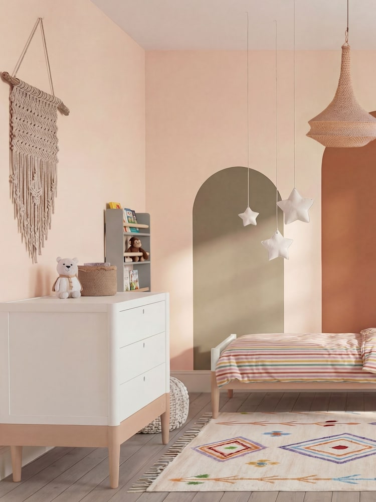 Gaia Baby Powder Blush  White Eos Nursery Dresser Changer - Image 2 of 6