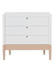 Gaia Baby Powder Blush  White Eos Nursery Dresser Changer - Image 3 of 6