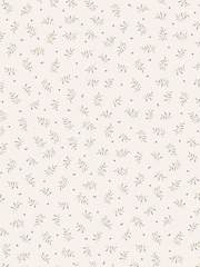 Little Dutch White Green Blueberry Leaves A4 Wallpaper Sample - Image 2 of 5