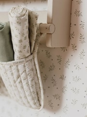 Little Dutch White Green Blueberry Leaves A4 Wallpaper Sample - Image 4 of 5