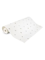 Little Dutch White Blue Forest Treasures A4 Wallpaper Sample - Image 3 of 4