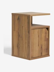 Dark Bronx Oak Effect Storage Side Table - Image 5 of 9