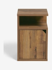 Dark Bronx Oak Effect Storage Side Table - Image 7 of 9