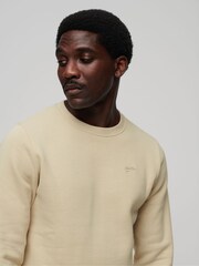 Superdry Nude Essential Logo Crew Sweatshirt - Image 3 of 3