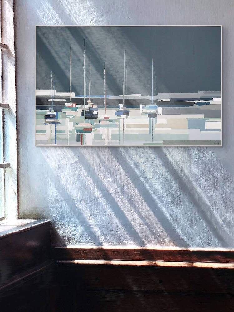 Art Marketing Blue Side by Side Wall Art - Image 1 of 3