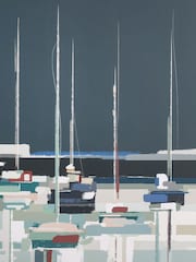 Art Marketing Blue Side by Side Wall Art - Image 2 of 3