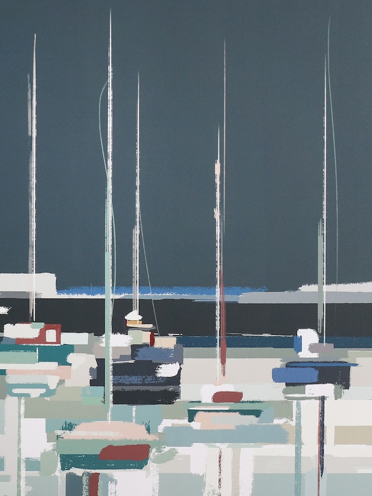 Art Marketing Blue Side by Side Wall Art - Image 2 of 3