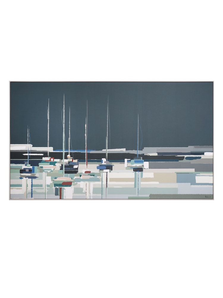 Art Marketing Blue Side by Side Wall Art - Image 3 of 3
